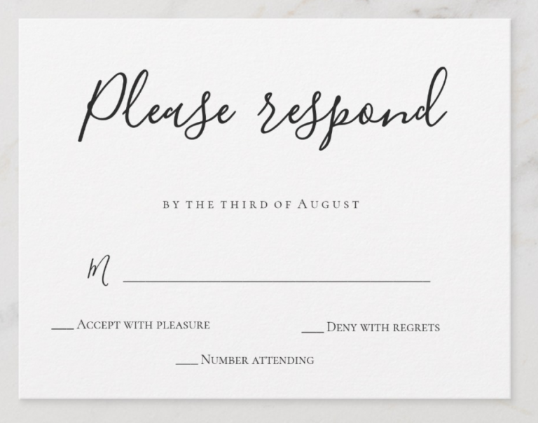 when should guests rsvp by for a wedding when should guests rsvp by for a wedding